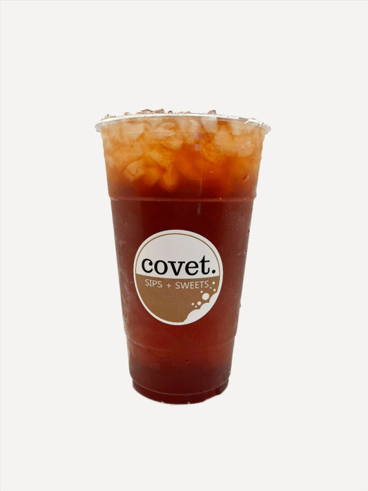 Hippie Jump: lemonade and/or iced tea + blueberry + huckleberry