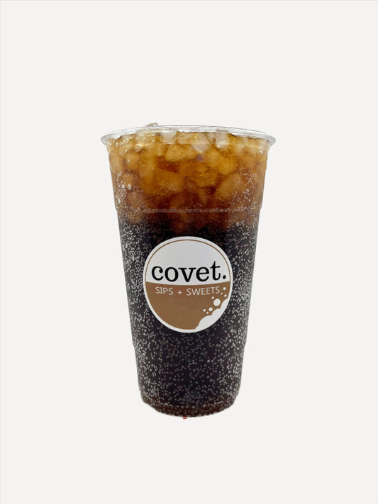 Skinny Dip: dr. pepper + peach + vanilla