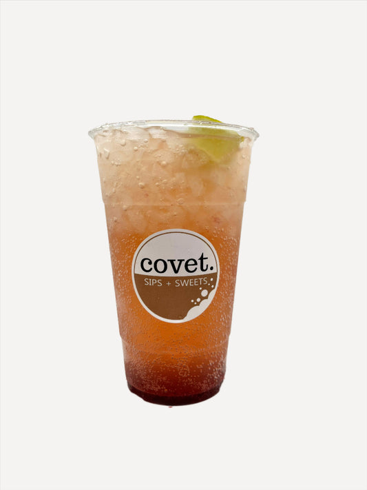 Feelin Fresh: gingerale + raspberry puree + fresh lime