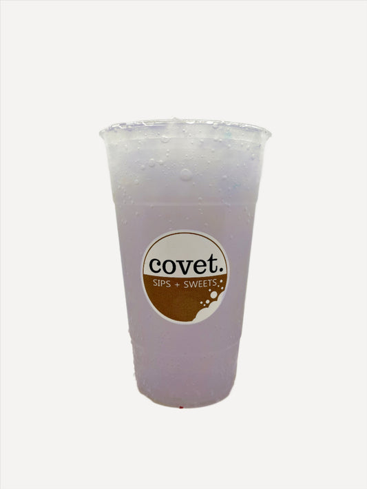 Purple Haze: monster zero ultra + blueberry + peach + vanilla + dirty (splash of cream)