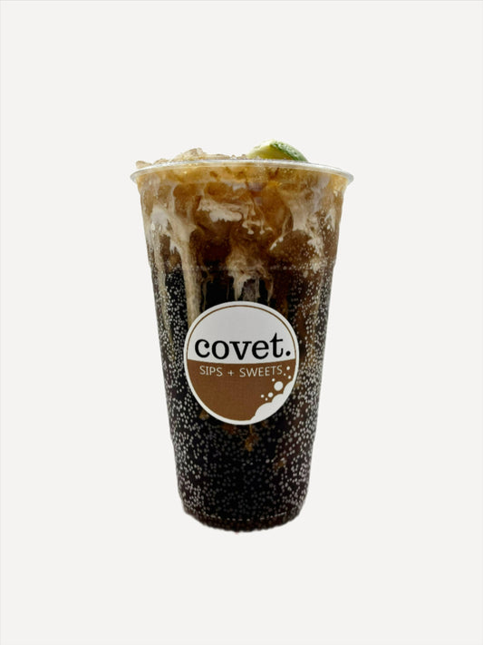 The OG -coke or pepsi + fresh lime + coconut cream
